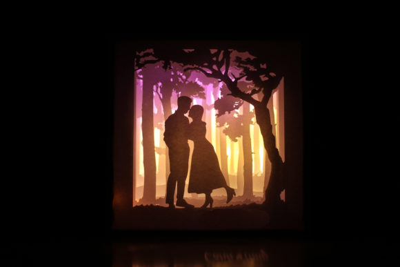 Beside You Paper Lightbox Template 225: A 3D SVG Shadow Box for Creative Content