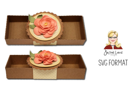Bow with Flower Wrap: A 3D SVG Gift Box Design for Charming Brand Packaging