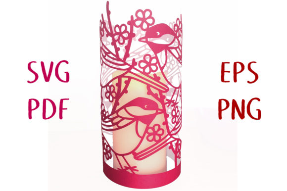 Chickadee Bird Lantern 3D SVG: A Delicate Touch for Lifestyle and Creative Blogs