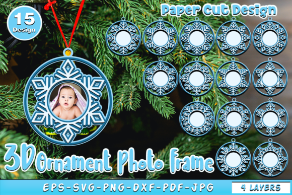 Christmas Ornaments 3D Layered: A Crafts & Graphics Designer’s Review for Brand Marketing